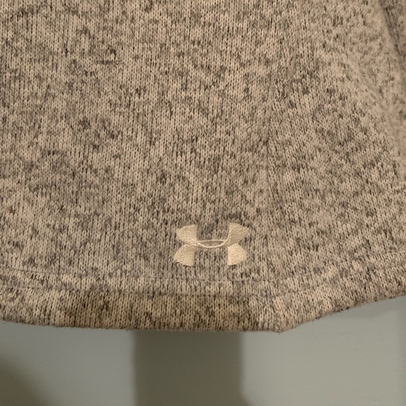 Underarmour heather gray zip up pullover - Picture 2 of 4